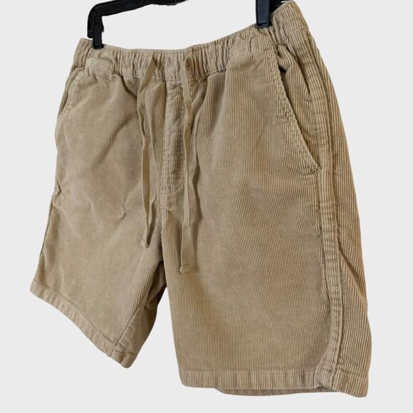 Katin Corduroy Local Short Tan Men's Large Drawstring Pockets Casual Comfort - Picture 2 of 11